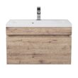 Тумба под умывальник Uperwood Eva, 60 см, подвесная, Крафт Табачный, выдвижной ящик, 3930213463
