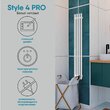 Полотенцесушитель электрический INDIGO Style 4 Pro 120/18 Белый LSPRE120-18WMRt