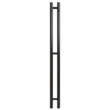 Полотенцесушитель электрический GROIS Orso GR-134 110х1200 П3 (КРУГ)  black mat R